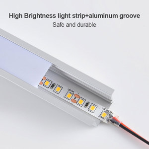 OEM ODM ไฟ LED แบบไม่ตรงโปรไฟล์อลูมิเนียมฝาครอบ PC ไฟ LED Strip สําหรับไฟ Strip - Product Image 3