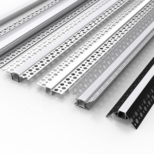 Led şerit kanal alçı gömme montaj alçıpan Led alüminyum profil tavan duvar profili alüminyum Led - Product Image 3