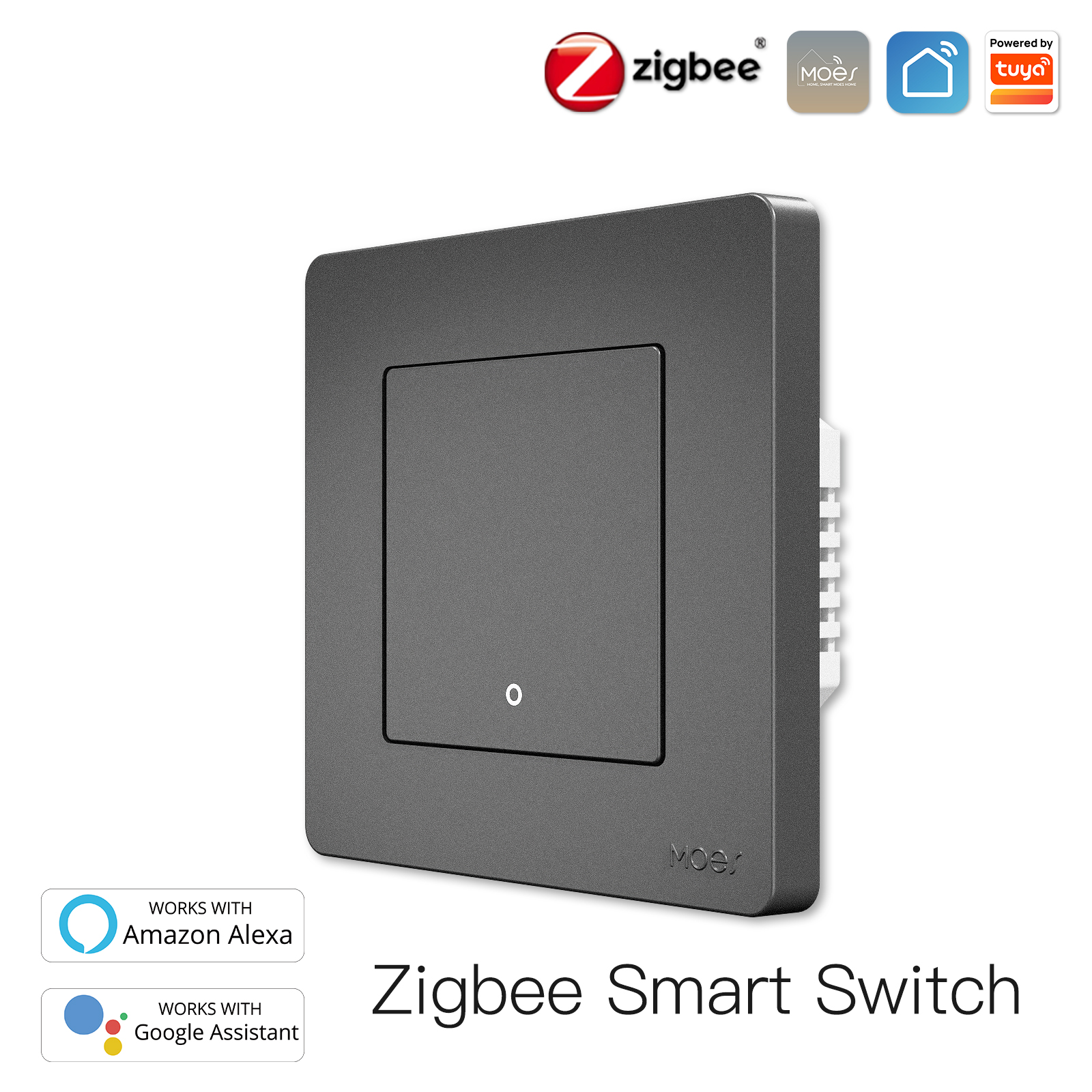 zigbee gris 1gang