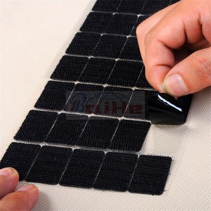 Customized <strong>Square</strong> Coins <strong>Hook</strong> <strong>Loop</strong> Dots Self Adhesive Double Sided Fastener Tape Disc Back Adhesive Strong Sticker - Product Image 3