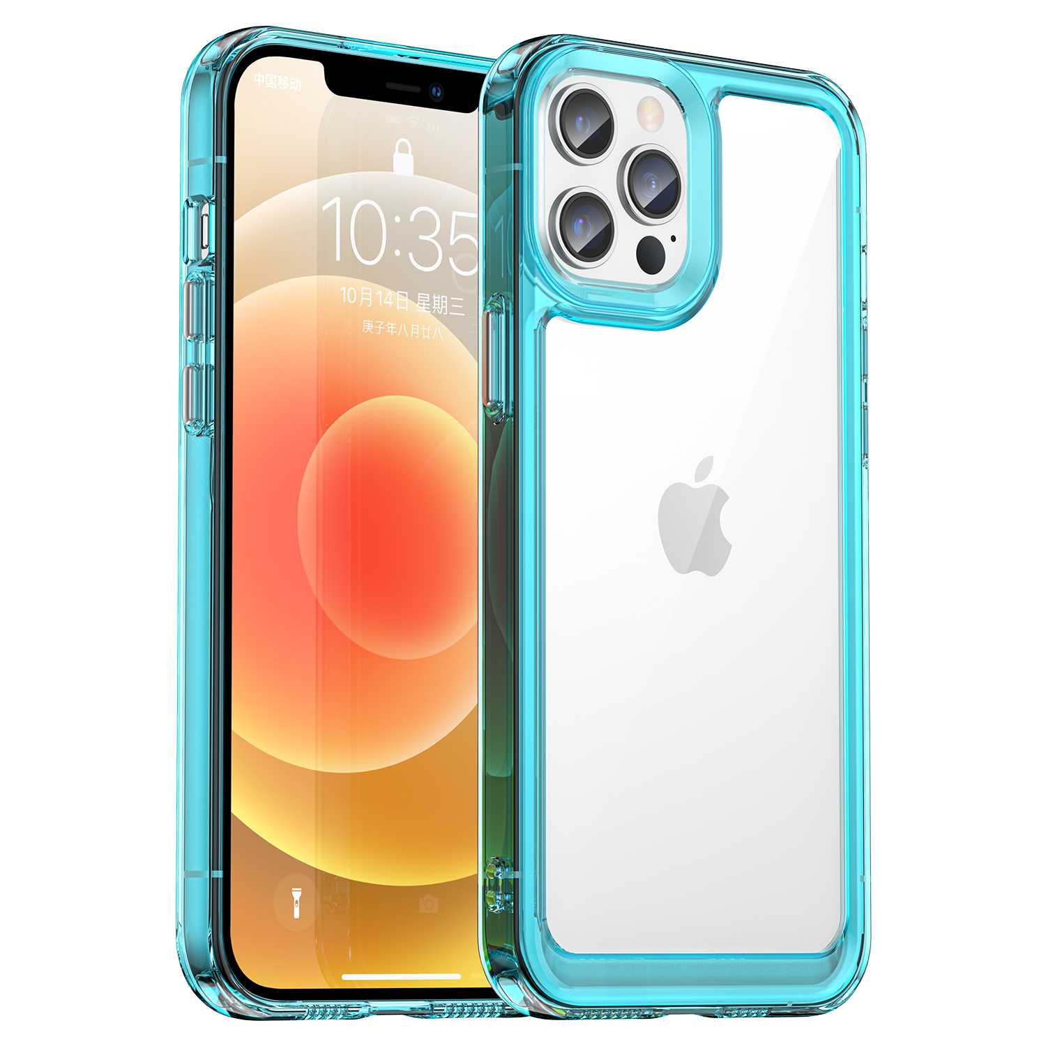 Bleu transparent