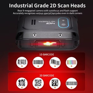 เครื่องสแกนบาร์โค้ด5000มิลลิแอมป์ต่อชั่วโมงแอนดรอยด์13 <span class=keywords><strong>PDA</strong></span> 4กรัมข้อมูล Wi-Fi 1D สินค้าคงคลัง RFID 2D/QR - Product Image 3