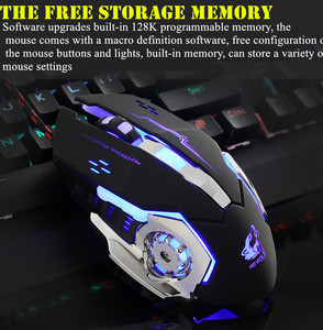 V5 USB Wired Gaming Mouse 4000 DPI LED Optical Mouse Macro Program Mouse for <strong>Mechanical</strong> <strong>Keyboard</strong> PC Gaming Accessories - Product Image 2