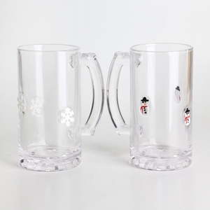 500 ml New <strong>Design</strong> Beer Glass <strong>Mug</strong> <strong>with</strong> Icon Glass <strong>Different</strong> Shape Icon Glass in Factory - Product Image 4