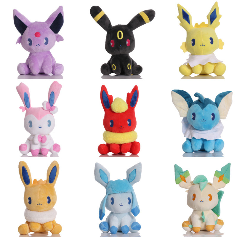 HL ตุ๊กตาอะนิเมะญี่ปุ่น9สไตล์มาใหม่ตุ๊กตายัดนุ่นของเล่นตุ๊กตา eevee ของขวัญเด็ก - Product Image 1