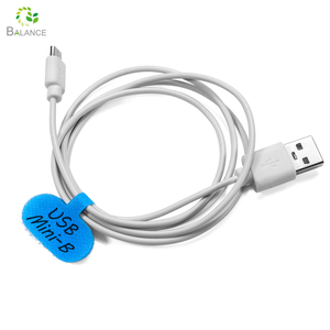用于网络线组织的带钩环的彩色电缆扎带和标签 - Product Image 2