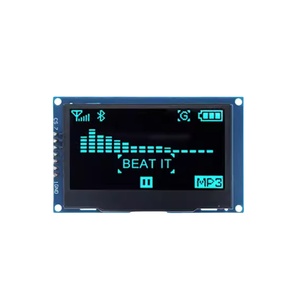 2,4 "2,42 Zoll 128x64 OLED LCD-Anzeige modul SSD1309 12864 4-polige serielle IIC I2C SPI-Schnitts telle