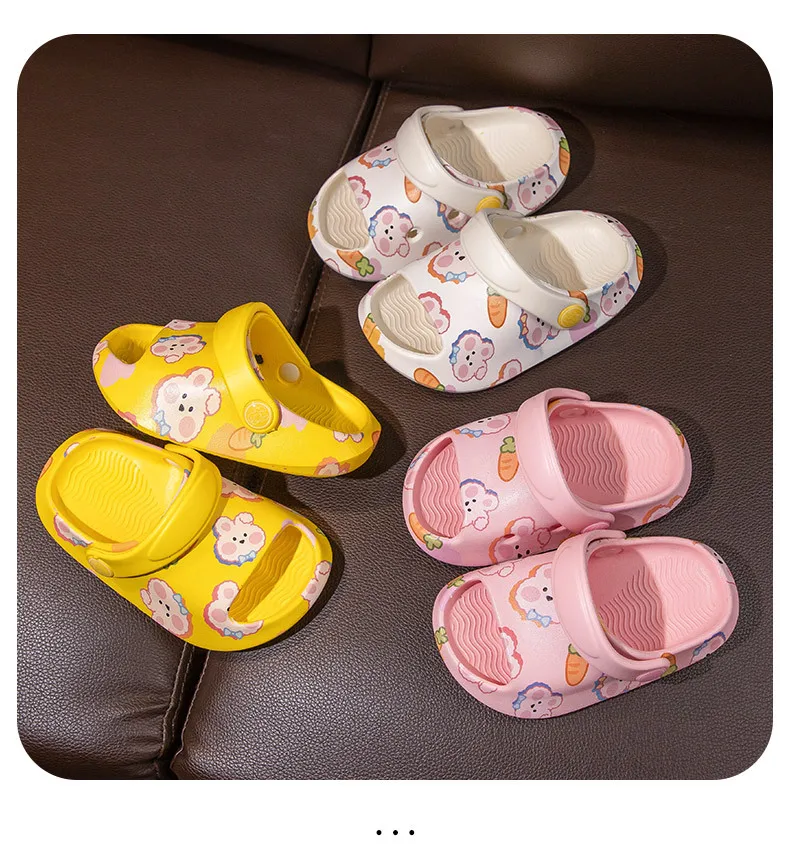 Summer Sandals Slippers Kids Cute Girl Baby Soft Sole Slides Sandals Wholesale