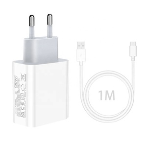 ที่ชาร์จ Type C 2แพ็คแบบ One Stop Service ที่ชาร์จ20W และอะแดปเตอร์พอร์ตที่ชาร์จ USB พร้อมสายชาร์จเร็วสำหรับชาร์จโทรศัพท์มือถือ - Product Image 1
