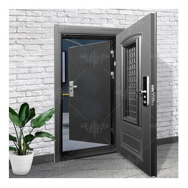 The latest designs security Steel Doors For Houses Metal Exterior Front Entry Door Main Entrance