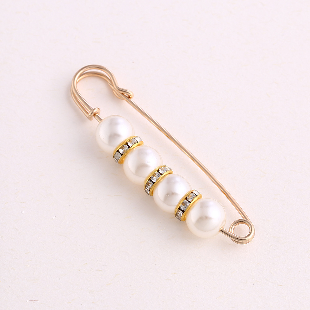7.5cm perles blanches