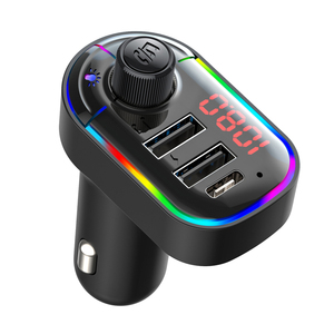 汽车MP3播放器音乐BT 5.0 BT车载套件调频发射机均衡器模式调节USB汽车快速充电 - Product Image 1