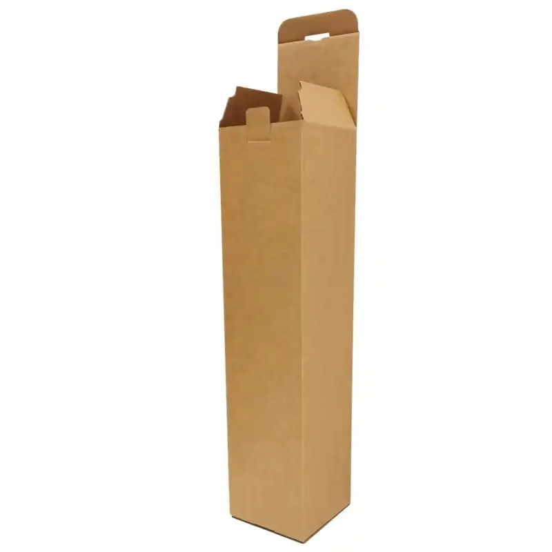 Botella de agua de diseño gratis, caja de embalaje de regalo de papel artesanal seguro, caja de cartón para caja de productos, proveedor de China