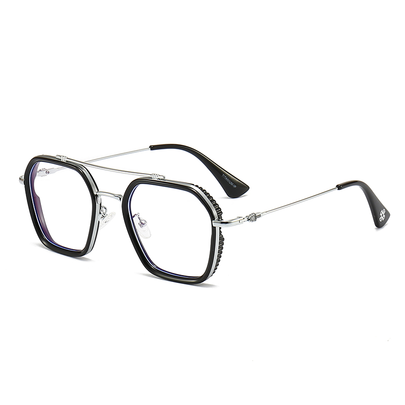 C1-1 Negro Brillante/ Plata