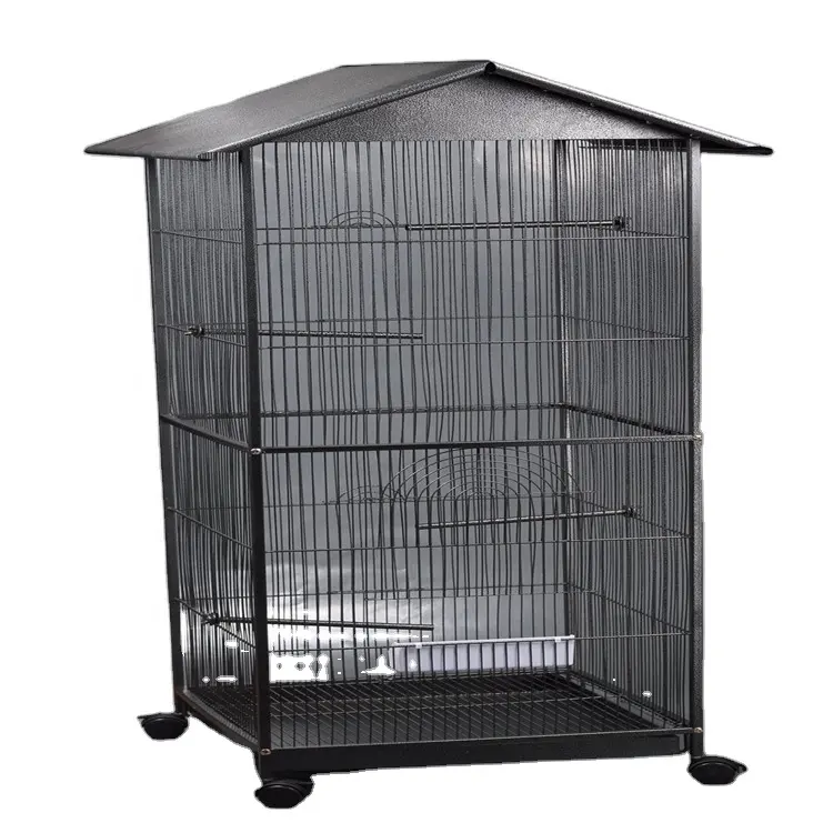 Black vinyl Aviary cage wire mesh / bird cage wire mesh 4ft*4ft*6ft