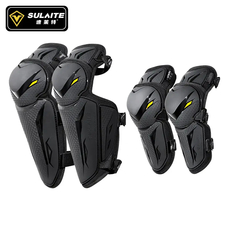 SLKE Motorcycle knee elbow guard four seasons riding knee pads motorcycle protective gear flanks widened off-road sports leg pad