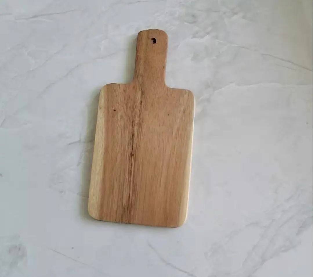 Mini tabla de cortar queso de madera, color Natural