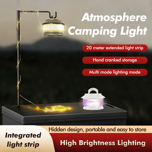 Multifunctional Long Range 20M Coloful String <strong>Table</strong> Lights USB Rechargeable LED Camping Lantern Tent Hanging Atmosphere Lights - Product Image 4