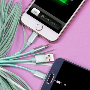 Dễ Thương Xách Tay <span class=keywords><strong>USB</strong></span> C Cáp Với Tua Keychain Nhanh Chóng Sạc Truyền Dữ Liệu Dây Tương Thích Với Điện Thoại Di Động Android Các Thiết Bị - Product Image 4