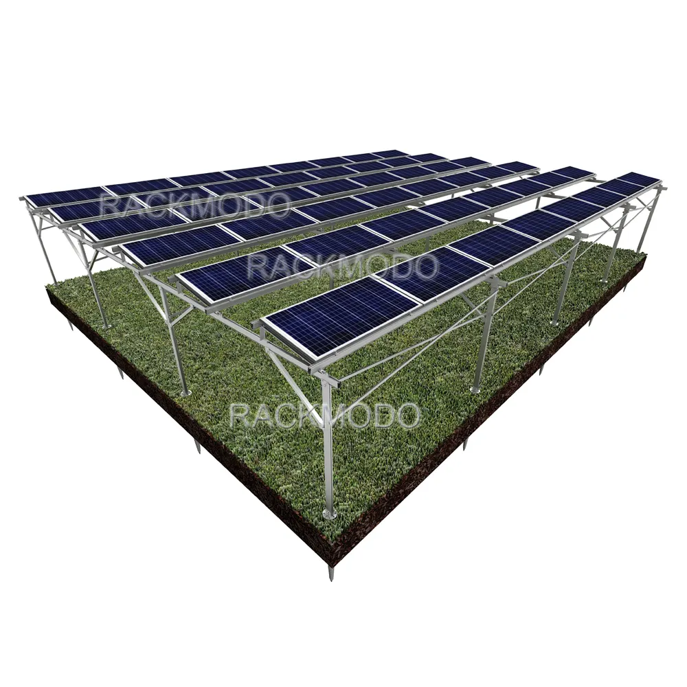 कृषि ग्रीनहाउस सौर ऊर्जा प्रणाली ग्रिड बढ़ते ब्रैकेट सौर कृषि सौर प्रणाली