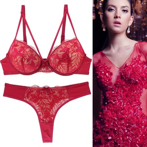 2025vs性感女式内衣款式蕾丝文胸套装批发俯卧撑热卖 - Product Image 2
