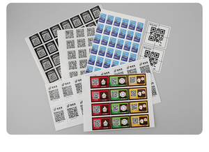 カスタム接着剤QRバーコードラベルステッカー印刷可変データ - Product Image 4