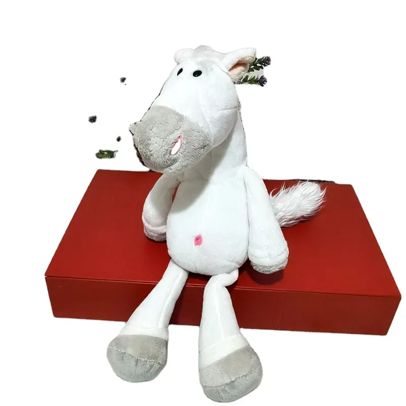Muñeca de tela de animal simulado Pony