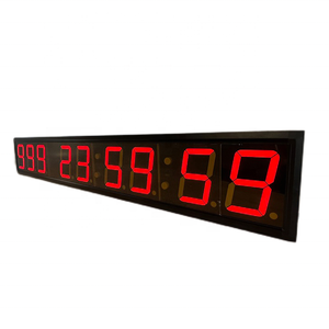 Programmier bare LED Digital 4 Zoll 9-stellige Wanduhr für Groß veranstaltungen 999 Tage Countdown-Timer