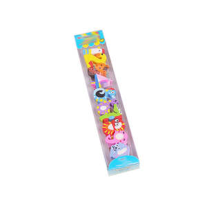 Soododo Phim Hoạt Hình Mini Tùy Chỉnh Thân Thiện Với Môi Vui Cao Su Dễ Thương Động Vật Kỹ Thuật Số Tẩy Nhà Máy Hot Tpr Bút Chì Tẩy - Product Image 2