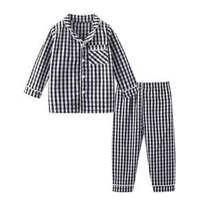 Ipek saten kadın pijama seti pamuk pijama eşleştirme noel için aile bambu tasarımcı çocuklar cadılar bayramı düğmesi pijama