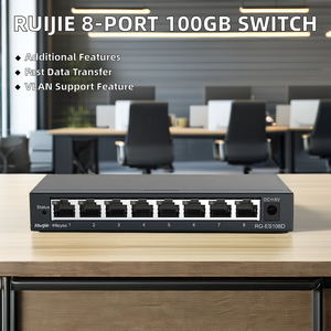 Ruijie Reyee RG-ES108D 8-Port 100Gb PoE SNMP QoS VLAN istiflenebilir özellikleri ile yönetilmeyen ağ anahtarı stokta! - Product Image 3