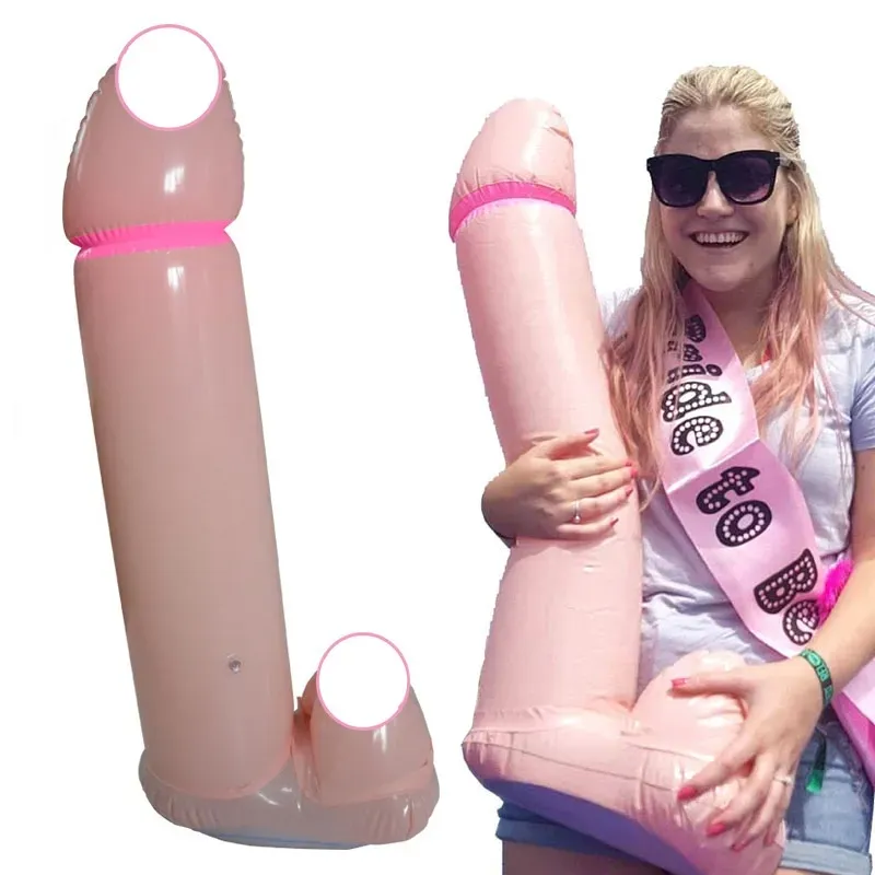 Pene grande de Willy, globo divertido para despedida de soltera, globos inflables para el pene, despedida de soltera, fiesta de despedida de soltera para adultos, accesorios inflables de Willy Y142