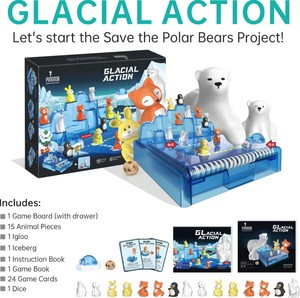 Trò chơi bảng pungrow trò chơi thông minh trò chơi Arcade và trò chơi trên bàn trò chơi trí tuệ và trò chơi giải đố hành động băng giá - Product Image 3