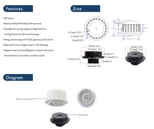 Sensor de movimiento de la luz del interruptor de tiempo de retardo/modo de ajuste del detector de movimiento del cuerpo humano Control automático 220V 110V - Product Image 6