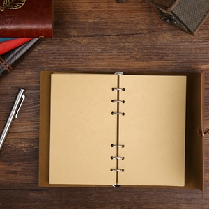 7 Inch Custom Soft Cover Faux Leather Embossed logo Travel Journal Planner <strong>Notebook</strong> <strong>with</strong> <strong>Elastic</strong> Band - Product Image 5