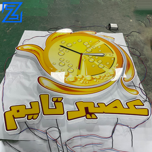 Bina için büyük metal led alüminyum profil kanal mektup 3d akrilik - Product Image 4