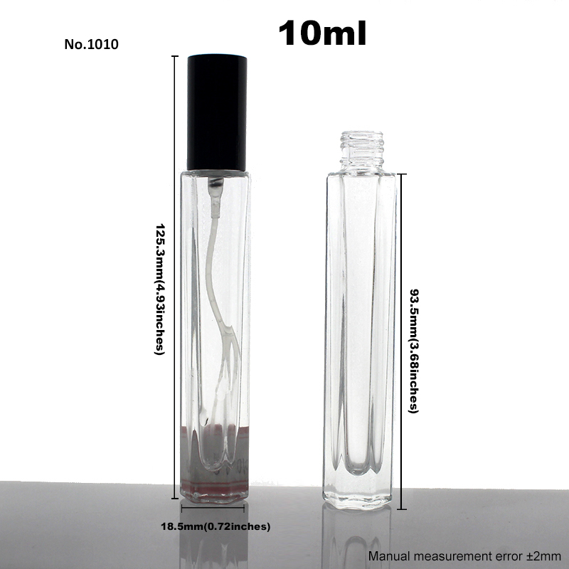 No.1010 10ml perfume bottle+spray+cap
