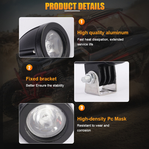 <strong>2025</strong> Newest Mini 5.<strong>4W</strong> IP67 <strong>LED</strong> Projector Fog Light for Cars Square round Design with 6000k Color Temperature