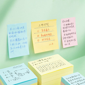 Venta al por mayor, logotipo personalizado, uso de oficina transparente, marcador adhesivo fuerte, Cubo de papel transparente, Bloc de notas adhesivas, Bloc de notas - Product Image 5