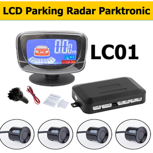 Universal Car <strong>Backup</strong> <strong>Reverse</strong> Aid <strong>Backup</strong> Radar Auto Rear Parking <strong>Sensor</strong> LC01 Car Reversing Aid 4 <strong>Sensor</strong> 18-22MM with LCD Display - Product Image 4