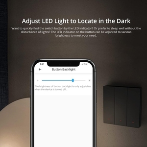 M5-1C-120 Wifi akıllı duvar anahtarı 120 tipi 1 Gang abd standart IP66 dokunmatik Panel 10A Max akım akıllı yaşam App ile uyumlu - Product Image 3