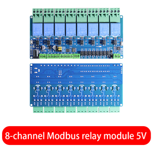 Modbus 8-channel 5v/12V/24V Relay <strong>Module</strong> Switch <strong>Input</strong>/<strong>output</strong> RS485/TTL Communication - Product Image 4