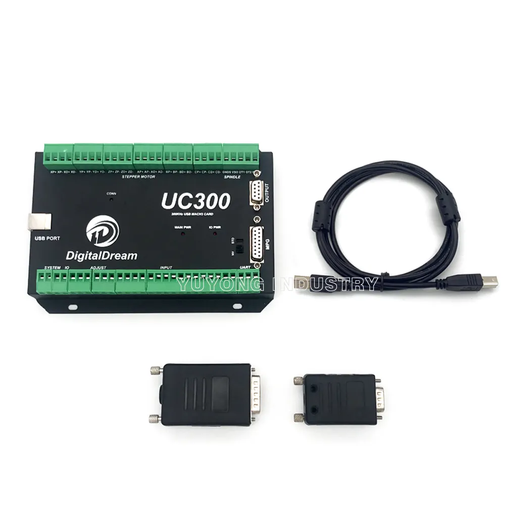 NVUM-tarjeta de Control USB Mach3, enrutador CNC UC300, 3, 4, 5, 6 ejes, placa de ruptura para enrutador CNC QueenBee