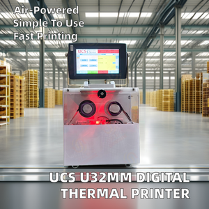Automatic UCS32 TTO Machine Pneumatic Thermal Transfer Overprinter for Variable QR <strong>Code</strong> Printing on Plastic Bag <strong>Material</strong> - Product Image 6