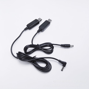 DC5521電源ステップアップ5Vから12Vへの電圧コンバーターパワーバンクからルーターへのUSBブーストケーブル - Product Image 5