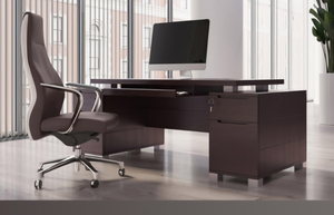 Scrivania da tavolo da ufficio in legno, - Product Image 4
