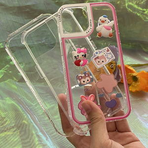 サムスンギャラクシーA335G S23ウルトラS24プラスA15A225G用TPU PC 3In1漫画キャラクターアンチフォール携帯電話ケース