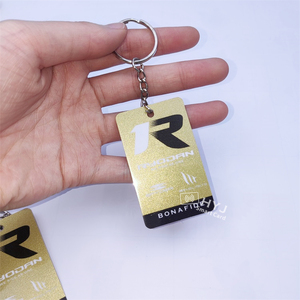 Özel plastik anahtar etiketleri anahtarlık barkod veya qr kodu - Product Image 3