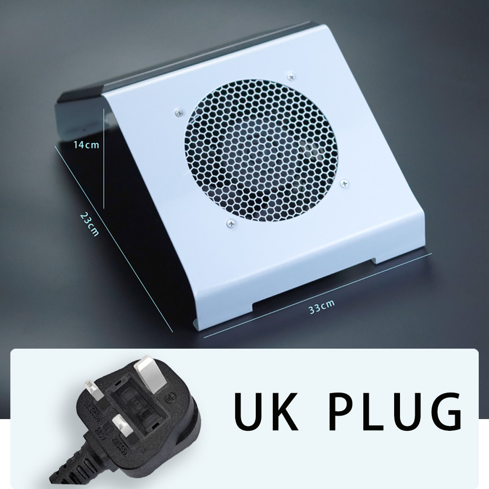 White UK plug