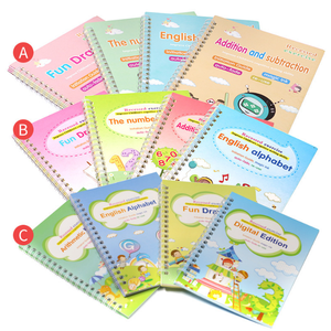 Magic Pen <strong>Writing</strong> Sank Book Practice Copybook Handwriting English Reusable Magical Copy Books for Kids Tracing Calligraphy - Product Image 2